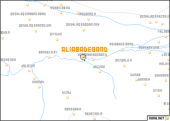 map of ‘Alīābād-e Band
