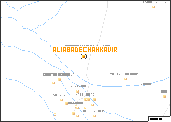 map of ‘Alīābād-e Chāh Kavīr