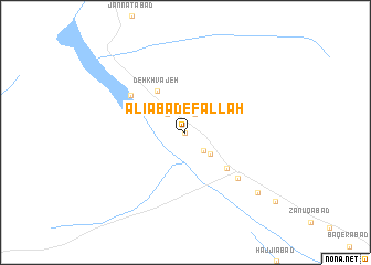 map of ‘Alīābād-e Fallāḩ