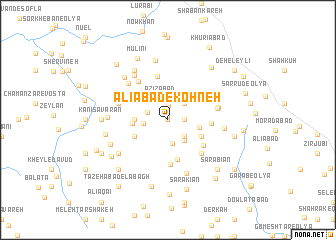 map of ‘Alīābād-e Kohneh