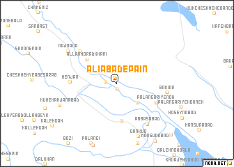 map of ‘Alīābād-e Pā\