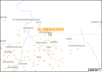 map of ‘Alīābād-e Pāʼīn