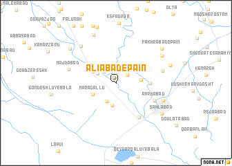 map of ‘Alīābād-e Pā\