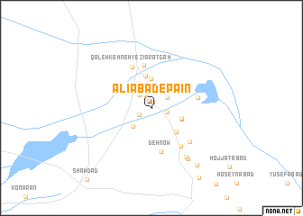 map of ‘Alīābād-e Pā\