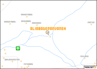 map of ‘Alīābād-e Parvāneh