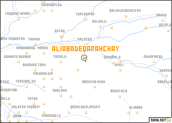 map of ‘Alīābād-e Qarahchāy