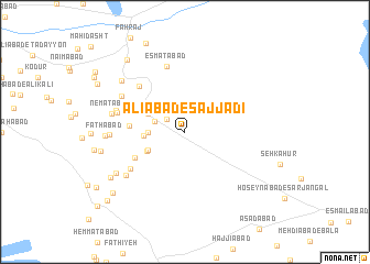 map of ‘Alīābād-e Sajjādī