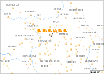 map of ‘Alīābād-e Sāsal