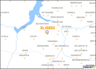 map of ‘Alīābād