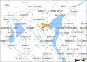 map of ‘Alīābād