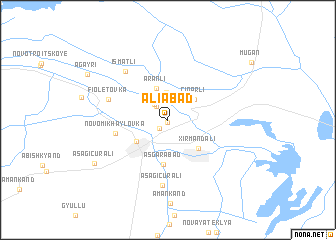 map of Aliabad