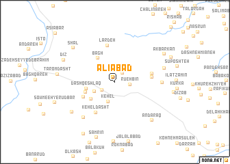 map of ‘Alīābād