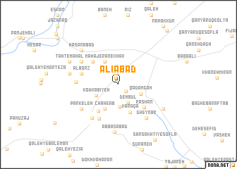 map of ‘Alīābād