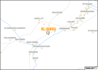 map of ‘Alīābād