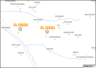 map of ‘Alīābād