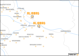 map of ‘Alīābād