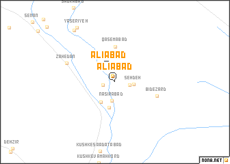 map of ‘Alīābād