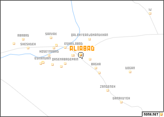 map of ‘Alīābād