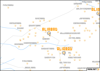 map of ‘Alīābād