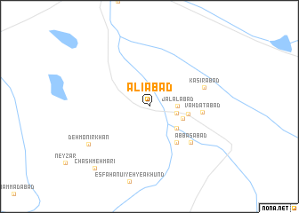 map of ‘Alīābād