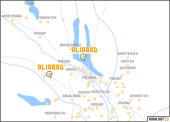 map of ‘Alīābād