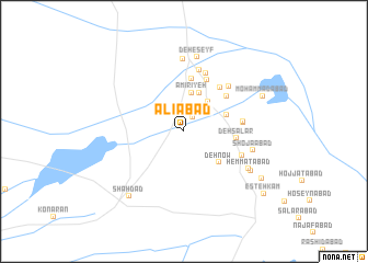 map of ‘Alīābād