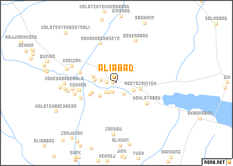 map of ‘Alīābād