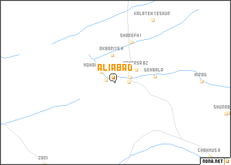 map of ‘Alīābād