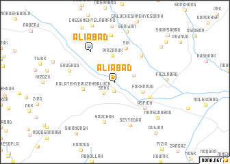 map of ‘Alīābād