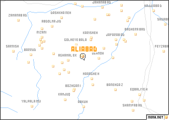 map of ‘Alīābād