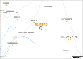 map of Aliābād