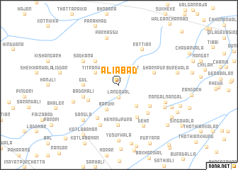 map of Alīābād
