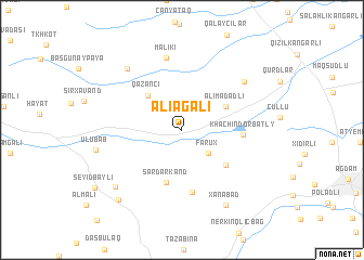 map of Aliağalı