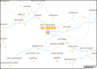 map of ‘Alī Āghā