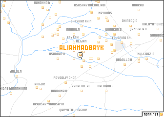 map of ‘Alī Aḩmad Bayk