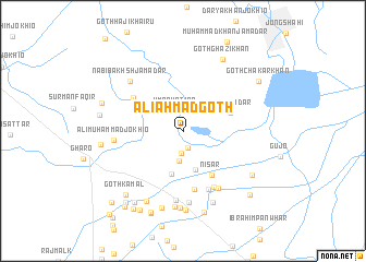 map of Ali Ahmad Goth