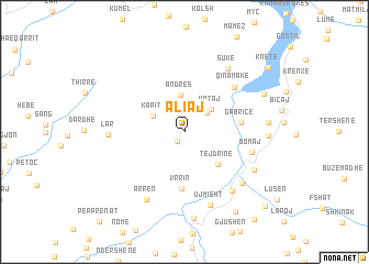 map of Aliaj