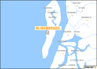 map of Ali Akbardeil