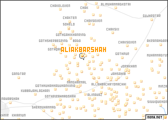 map of Ali Akbar Shāh