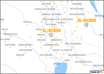 map of ‘Alī Akbar