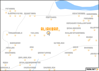 map of ‘Alī Akbar