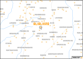 map of Ali-Alikro