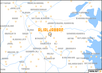 map of ‘Alī al Jabbār