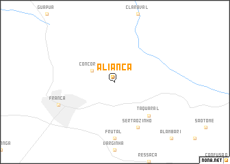 map of Aliança