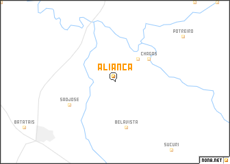 map of Aliança