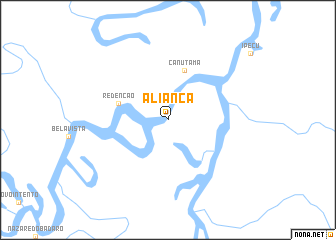 map of Aliança