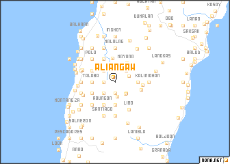 map of Aliangaw