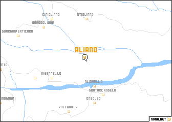 map of Aliano