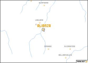 map of Alianza