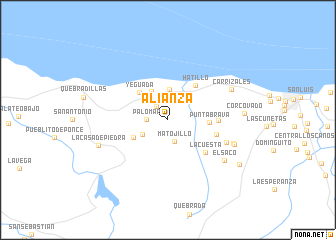 map of Alianza